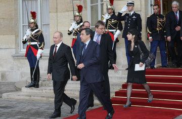 Встреча премьер-министров России и Франции